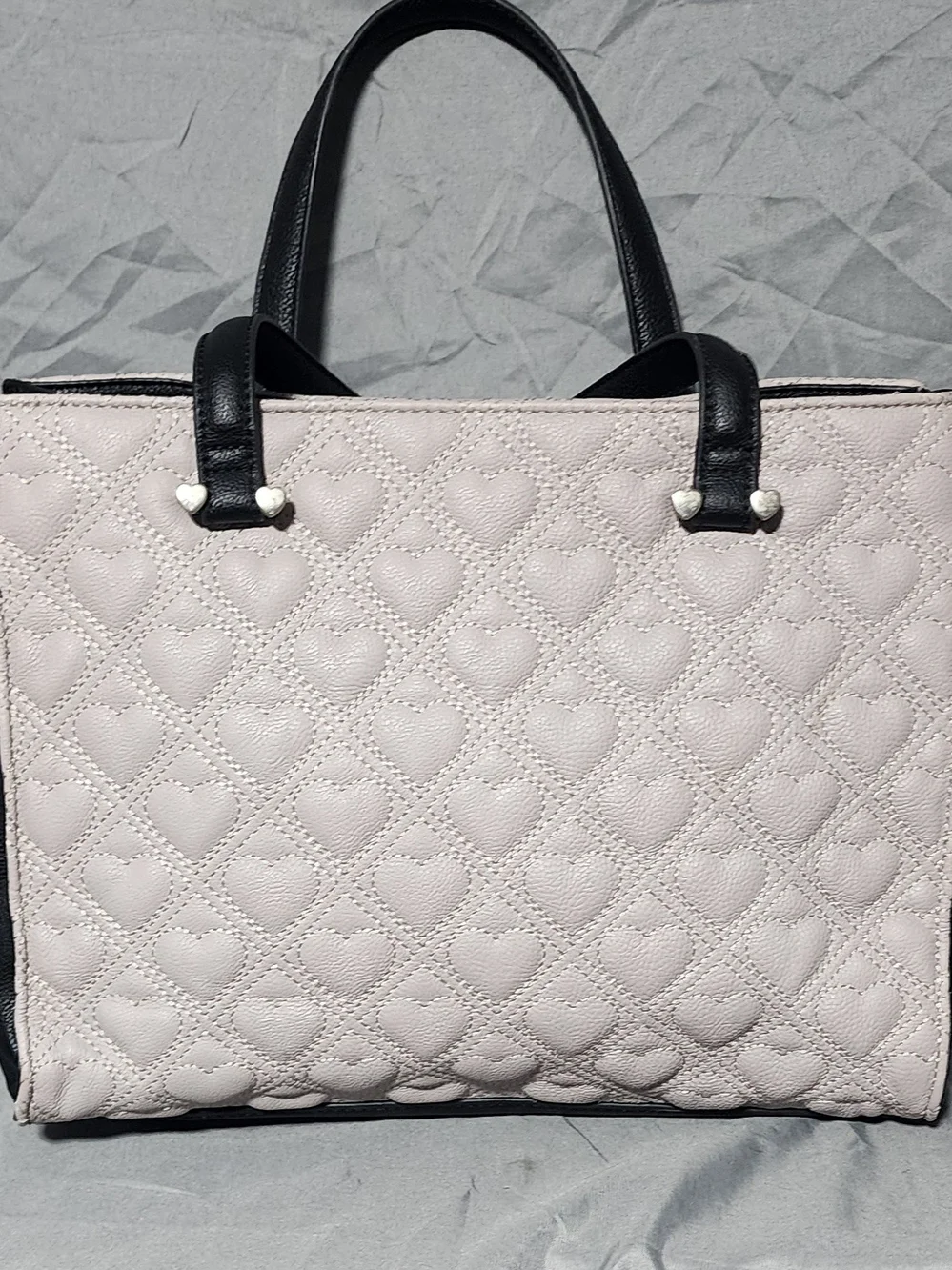 Betsey Johnson Heart Quilted Handbag Shoulderbag Purse